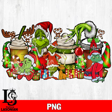 Christmas Grinch Coffee  PNG file , Digital Download , Instant Download