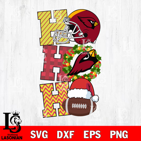 Arizona Cardinals hohoho svg dxf eps png, Digital Download , Instant Download