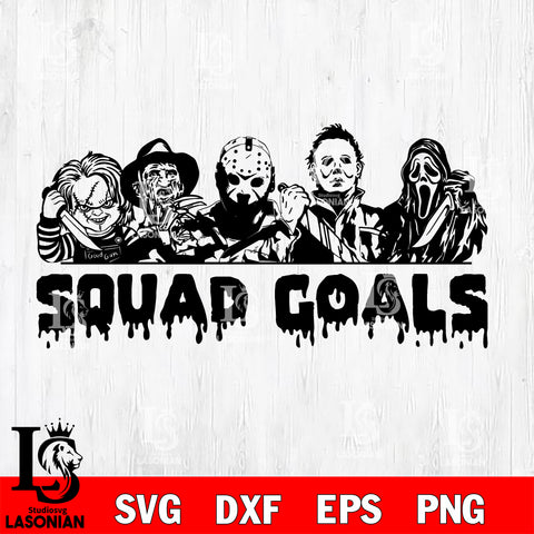 Squad goals SVG DXF EPS PNG file, Digital Download , Instant Download