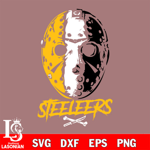 Pittsburgh Steelers Jason Voorhees NFL svg eps dxf png file, digital download , Instant Download