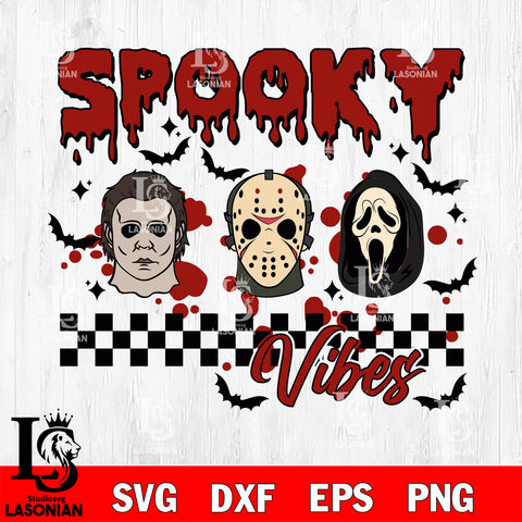 Spooky vibes SVG DXF EPS PNG file, Digital Download , Instant Download
