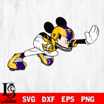 Disney Mickey Mouse Minnesota Vikings SVG , NFL svg,eps,dxf,png file, digital download