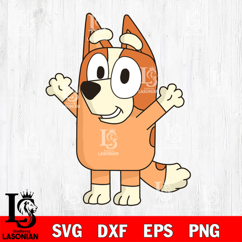 Bluey svg dxf eps png file, Digital Download , Instant Download