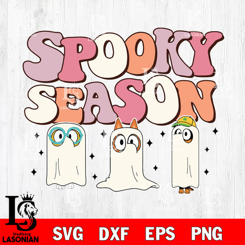 Spooky Season halloween svg eps dxf png file, Digital Download , Instant Download