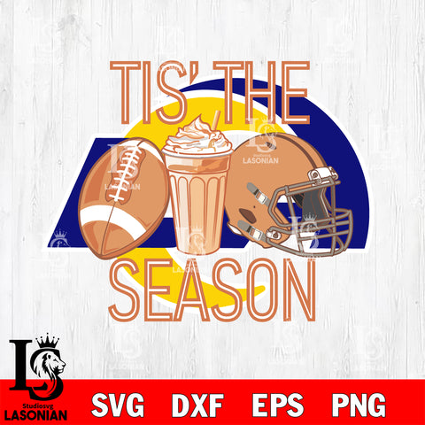 Los Angeles Rams Tis the season svg eps dxf png file, Digital Download , Instant Download
