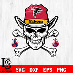 Skull fire Atlanta Falcons svg eps dxf png file, digital download , Instant Download