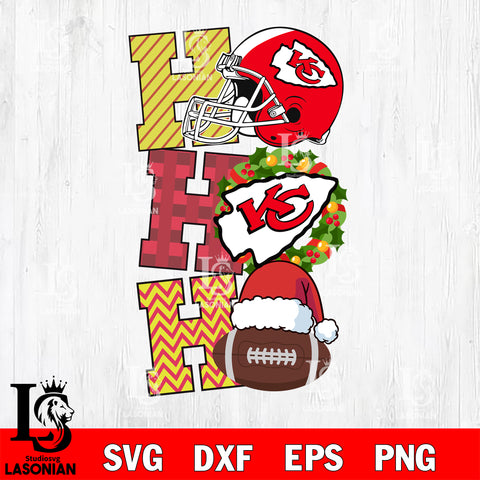 Kansas City Chiefs hohoho svg dxf eps png, Digital Download , Instant Download