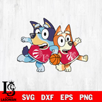 BLUEY TORONTO RAPTORS svg eps dxf png file, Digital Download, Instant Download