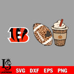Fall Season Leopard Cincinnati Bengals svg, NFL svg eps dxf png file, Digital Download , Instant Download