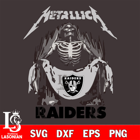 Las Vegas Raiders metallica svg eps dxf png file, digital download , Instant Download