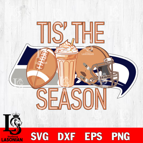 Seattle Seahawks Tis the season svg eps dxf png file, Digital Download , Instant Download