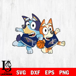 BLUEY NEW ORLEANS PELICANS svg eps dxf png file, Digital Download, Instant Download