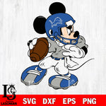 Disney Mickey Mouse Detroit Lions svg dxf eps png, Digital Download , Instant Download