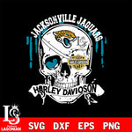 Skull Jacksonville Jaguars' Harley davidson svg eps dxf png file, digital download , Instant Download