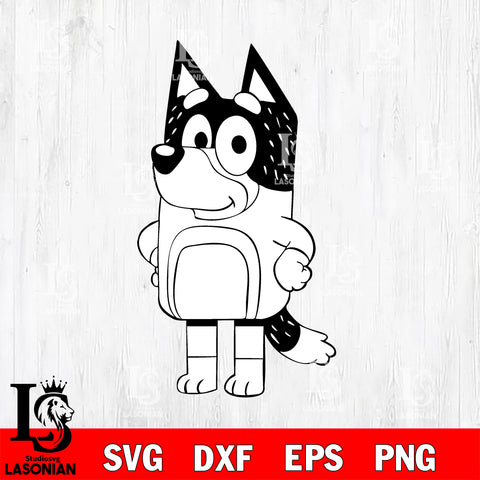 Bluey svg dxf eps png file, Digital Download , Instant Download