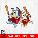BLUEY WASHINGTON NATIONALS svg eps dxf png file, Digital Download, Instant Download