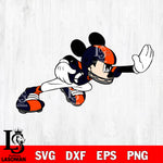 Disney Mickey Mouse Chicago Bears SVG , NFL svg,eps,dxf,png file, digital download