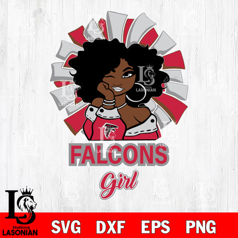 Atlanta Falcons girls svg eps dxf png file, digital download , Instant Download
