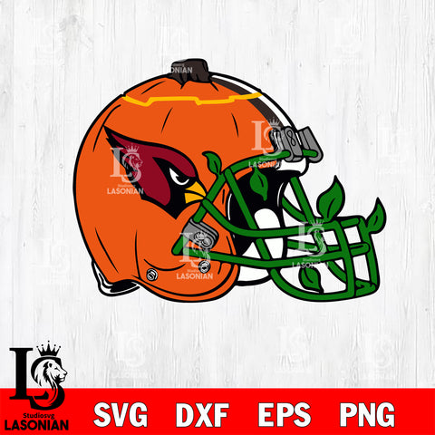 Arizona Cardinals helmet halloween svg, NFL svg eps dxf png file, Digital Download , Instant Download