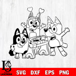 Bluey svg dxf eps png file, Digital Download , Instant Download