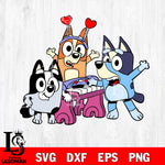 Bluey svg dxf eps png file, Digital Download , Instant Download