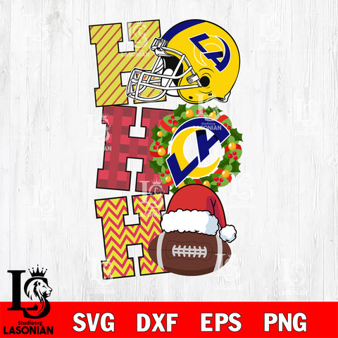 Los Angeles Rams hohoho svg dxf eps png, Digital Download , Instant Download