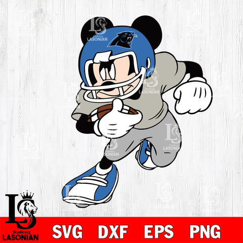 Disney Mickey Mouse Carolina Panthers svg dxf eps png, Digital Download , Instant Download