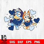 bluey Indianapolis Colts svg eps dxf png file, digital download , Instant Download