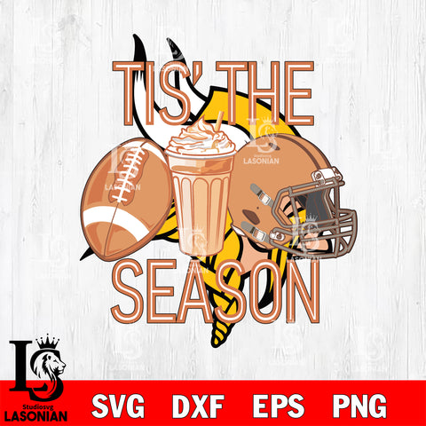 Minnesota VikingsTis the season svg eps dxf png file, Digital Download , Instant Download