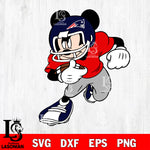 Disney Mickey Mouse New England Patriots svg dxf eps png, Digital Download , Instant Download