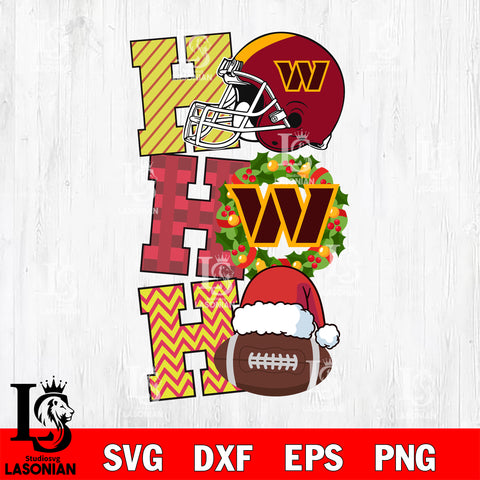 Washington Commanders hohoho svg dxf eps png, Digital Download , Instant Download