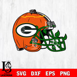 Green Bay Packers helmet halloween svg, NFL svg eps dxf png file, Digital Download , Instant Download