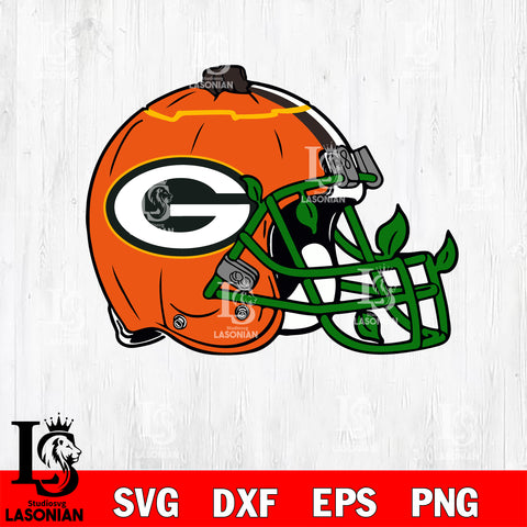 Green Bay Packers helmet halloween svg, NFL svg eps dxf png file, Digital Download , Instant Download