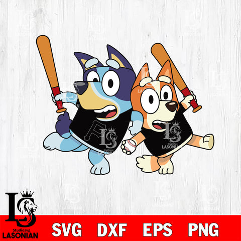 BLUEY PITTSBURGH PIRATES svg eps dxf png file, Digital Download, Instant Download