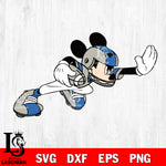 Disney Mickey Mouse Carolina Panthers SVG , NFL svg,eps,dxf,png file, digital download