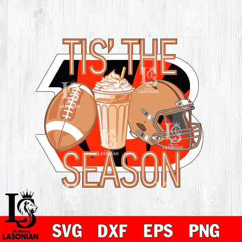 Cincinnati Bengals Tis the season svg eps dxf png file, Digital Download , Instant Download