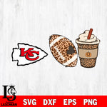 Fall Season Leopard Kansas City Chiefs svg, NFL svg eps dxf png file, Digital Download , Instant Download