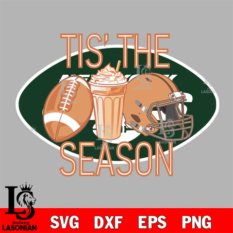 New York Jets Tis the season svg eps dxf png file, Digital Download , Instant Download