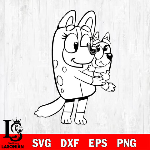 Bluey svg dxf eps png file, Digital Download , Instant Download