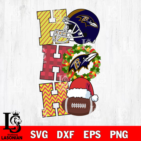 Baltimore Ravens hohoho svg dxf eps png, Digital Download , Instant Download