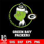 I hate people but i love my Green Bay Packers svg, NFL svg eps dxf png file, Digital Download , Instant Download