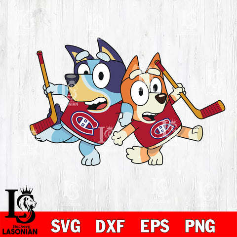 Bluey  Montreal Canadiens svg dxf eps png file, Digital Download , Instant Download