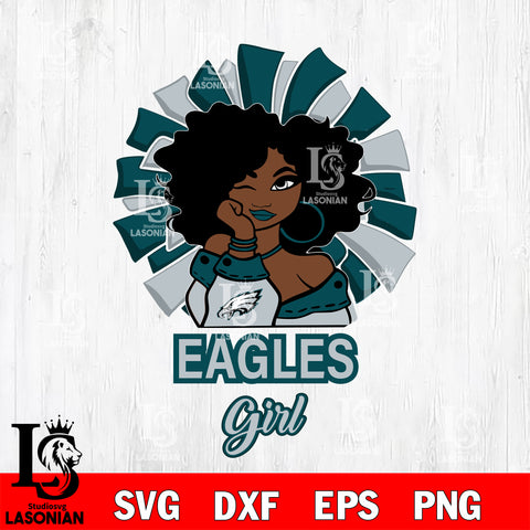Philadelphia Eagles girls svg eps dxf png file, digital download , Instant Download
