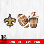 Fall Season Leopard New Orleans Saints svg, NFL svg eps dxf png file, Digital Download , Instant Download