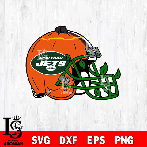 New York Jets helmet halloween svg, NFL svg eps dxf png file, Digital Download , Instant Download
