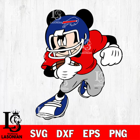 Disney Mickey Mouse Buffalo Bills svg dxf eps png, Digital Download , Instant Download