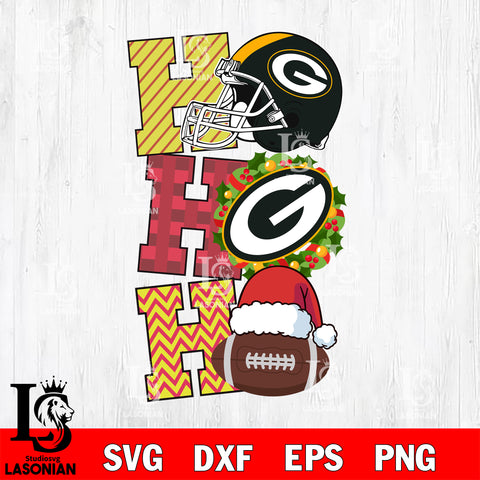 Green Bay Packers hohoho svg dxf eps png, Digital Download , Instant Download