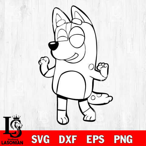 Bluey svg dxf eps png file, Digital Download , Instant Download