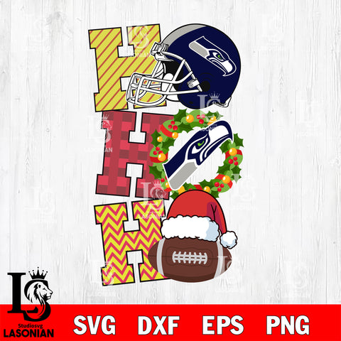 Seattle Seahawks hohoho svg dxf eps png, Digital Download , Instant Download