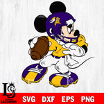Disney Mickey Mouse Minnesota Vikings svg dxf eps png, Digital Download , Instant Download
